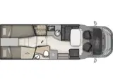 2022 - McLouis Mc4 273   Enkeltsenge og stor garage - 10 års tæthedsgaranti - Glasfiber sider-tag-bund - 4