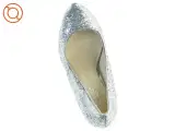 Sølvfarvede glitter stiletter fra Bianco (str. 37) - 3