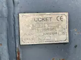- - - 110cm læsseskovl til minilæsser. - 2
