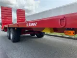 Tinaz 12 tons maskintrailer med hydrauliske bredde ramper - 4