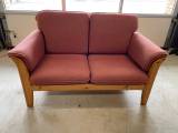Massiv fyrretræs sofa 2 personers