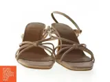 Billi Bi beige sandaler af læder, med slank høj hæl (str. 39 ) - 4