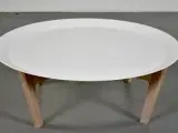 Loungebord/sofabord med hvid plade - 5