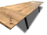 Plankebord eg med 2x tillægsplader 270 x 100 cm / 370 cm(2+2)
