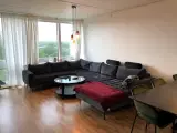 Rouge U-sofa, fløjl