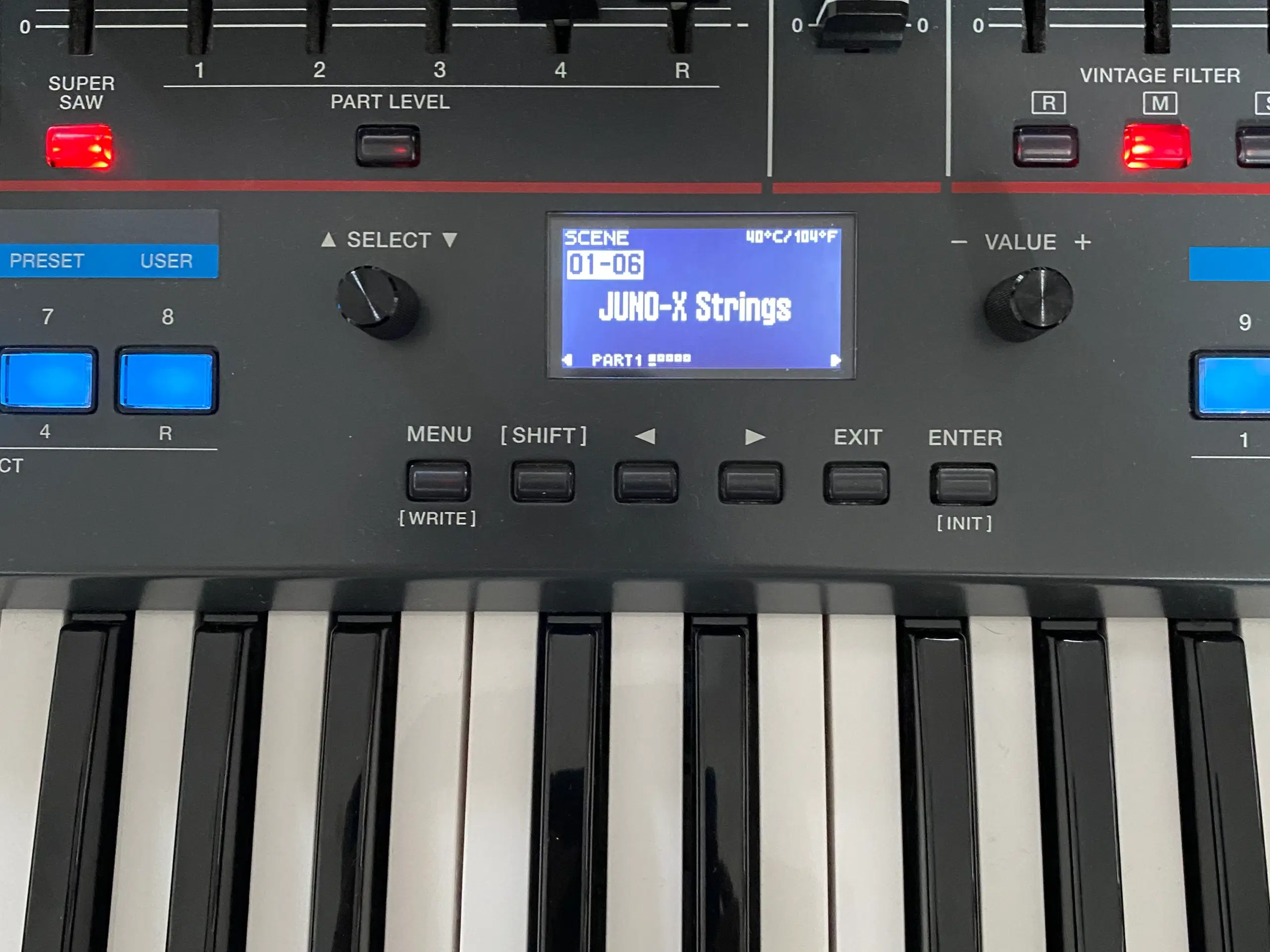 Roland Juno-X synthesizer