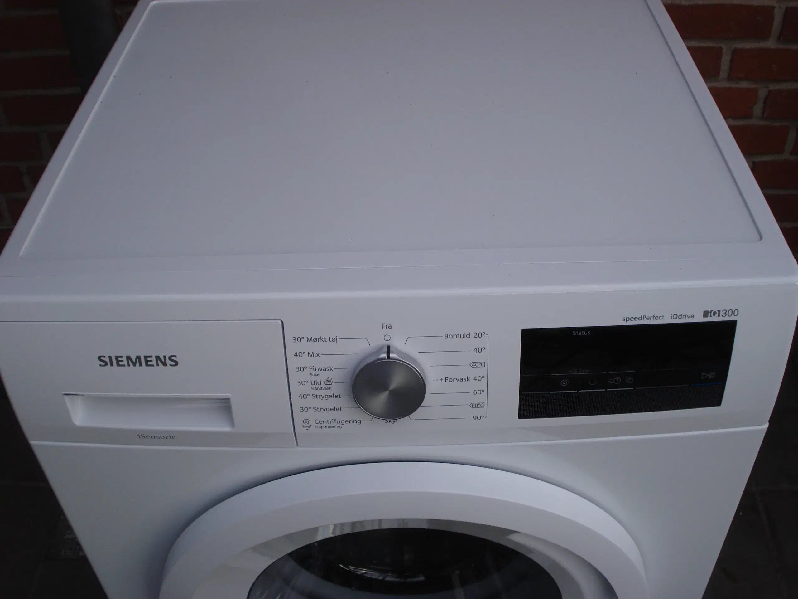 8 kg. Siemens vaskemaskine model IQ 300