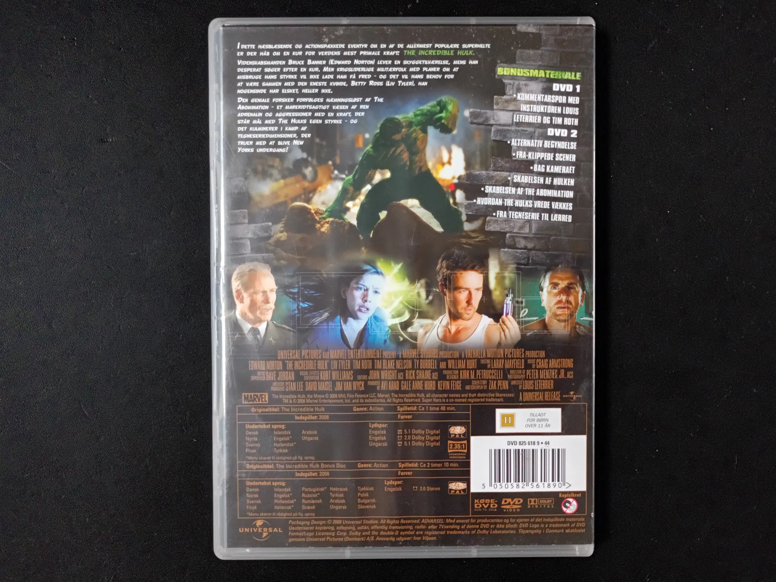 Hulk Dobbelt dvd