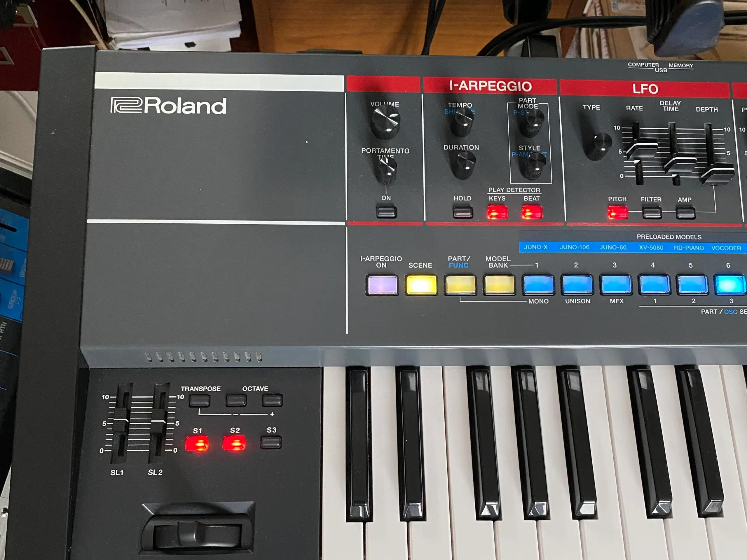 Roland Juno-X synthesizer