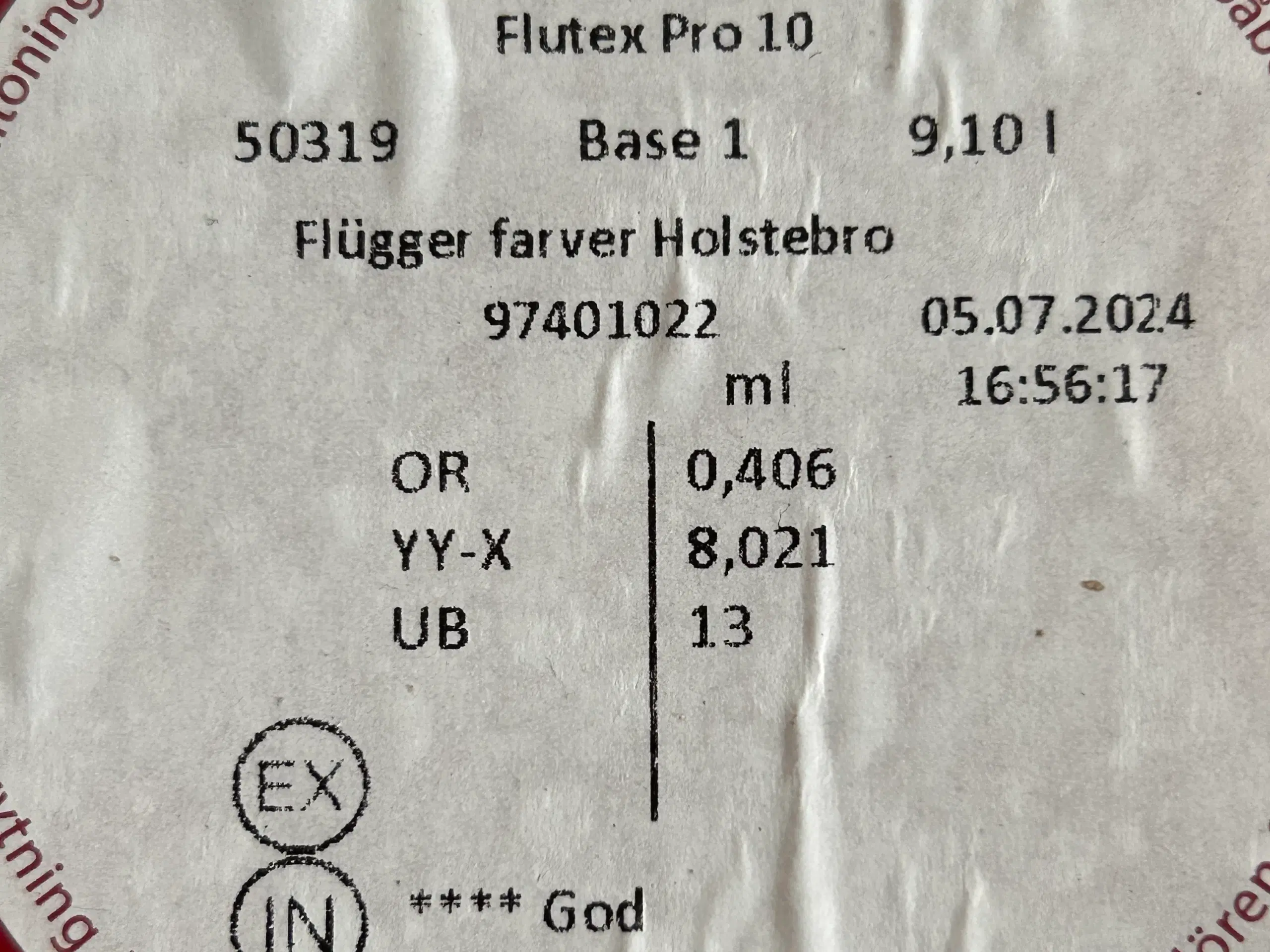 Fejlkøb - 10 liter Flügger højglans 10