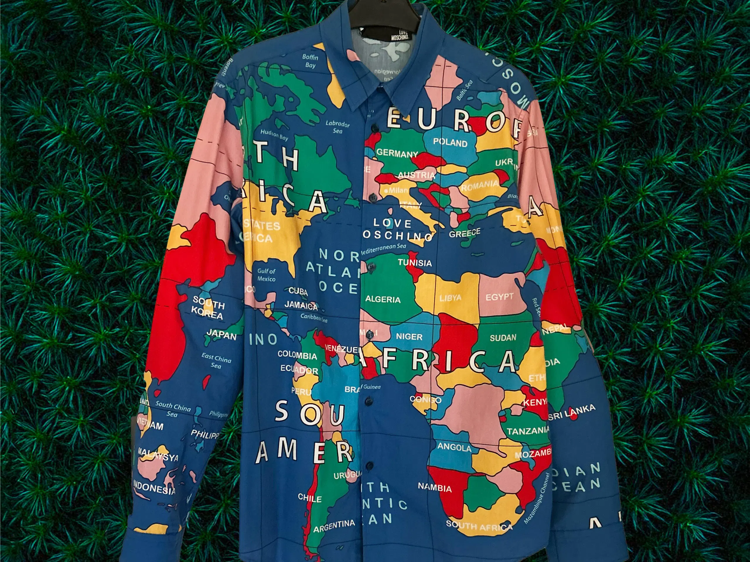 Love Moschino – Map of the World shirt