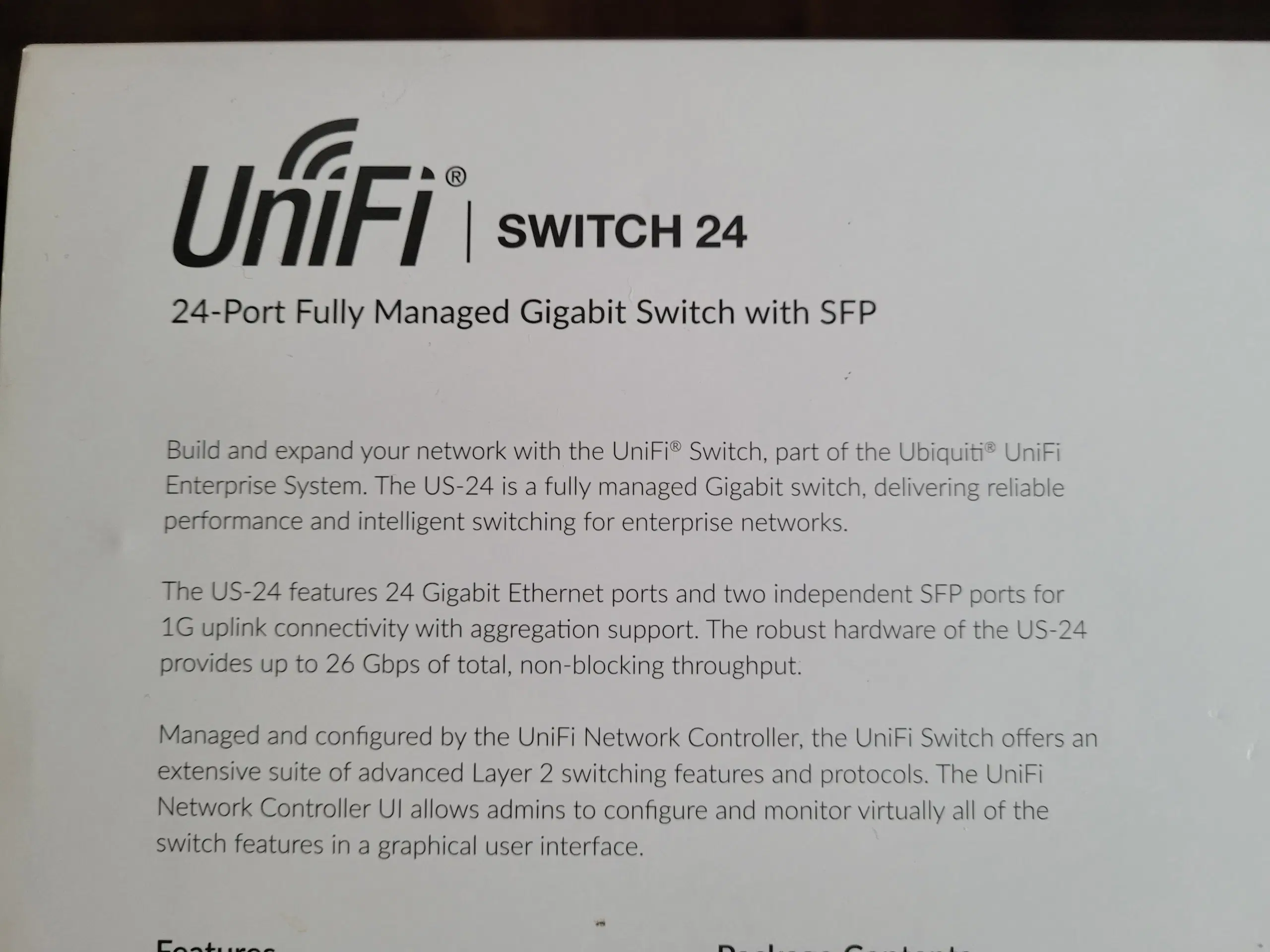 Ubiquiti Unifi Switch 24