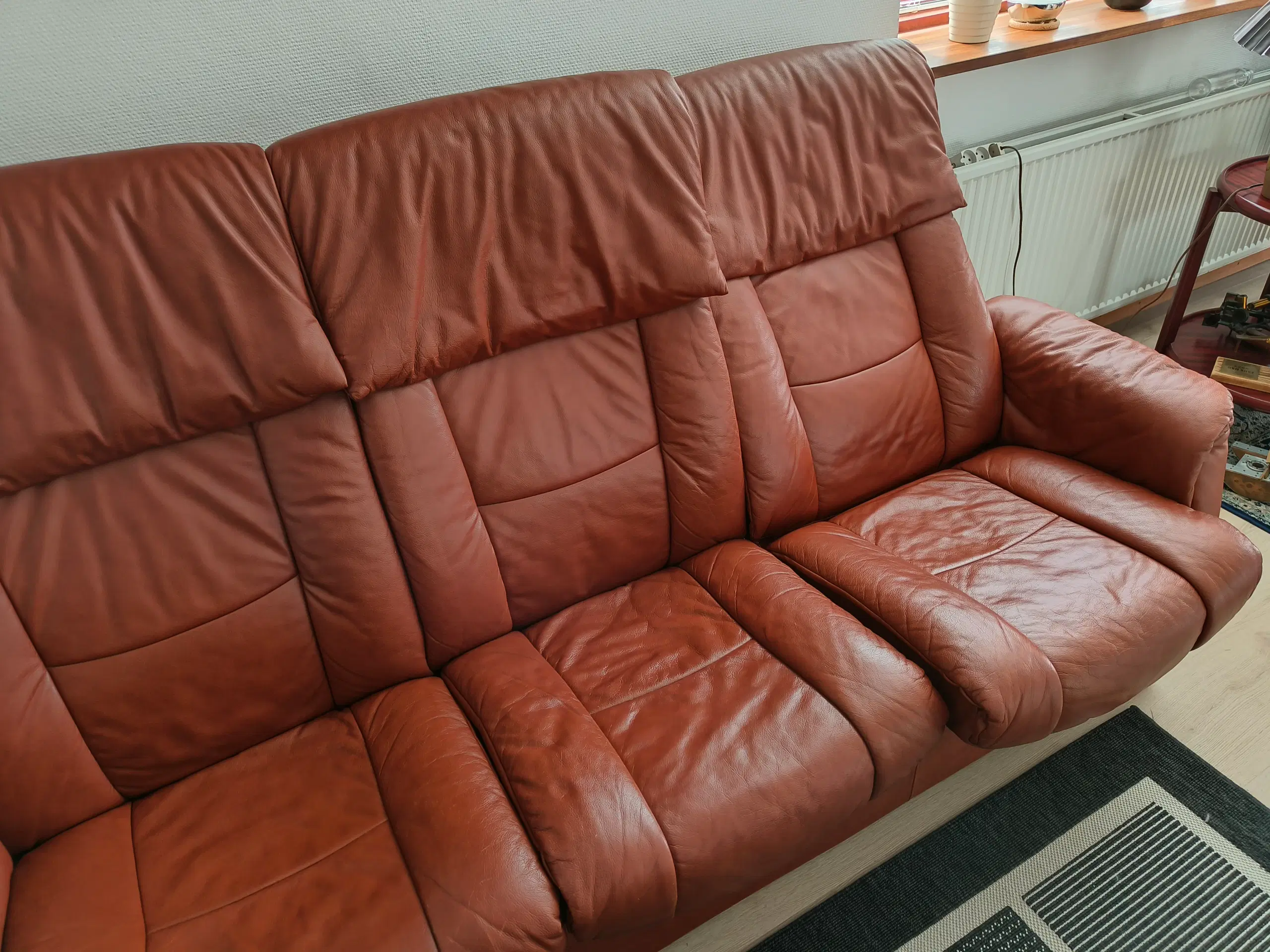 3 personers Stressless lædersofa