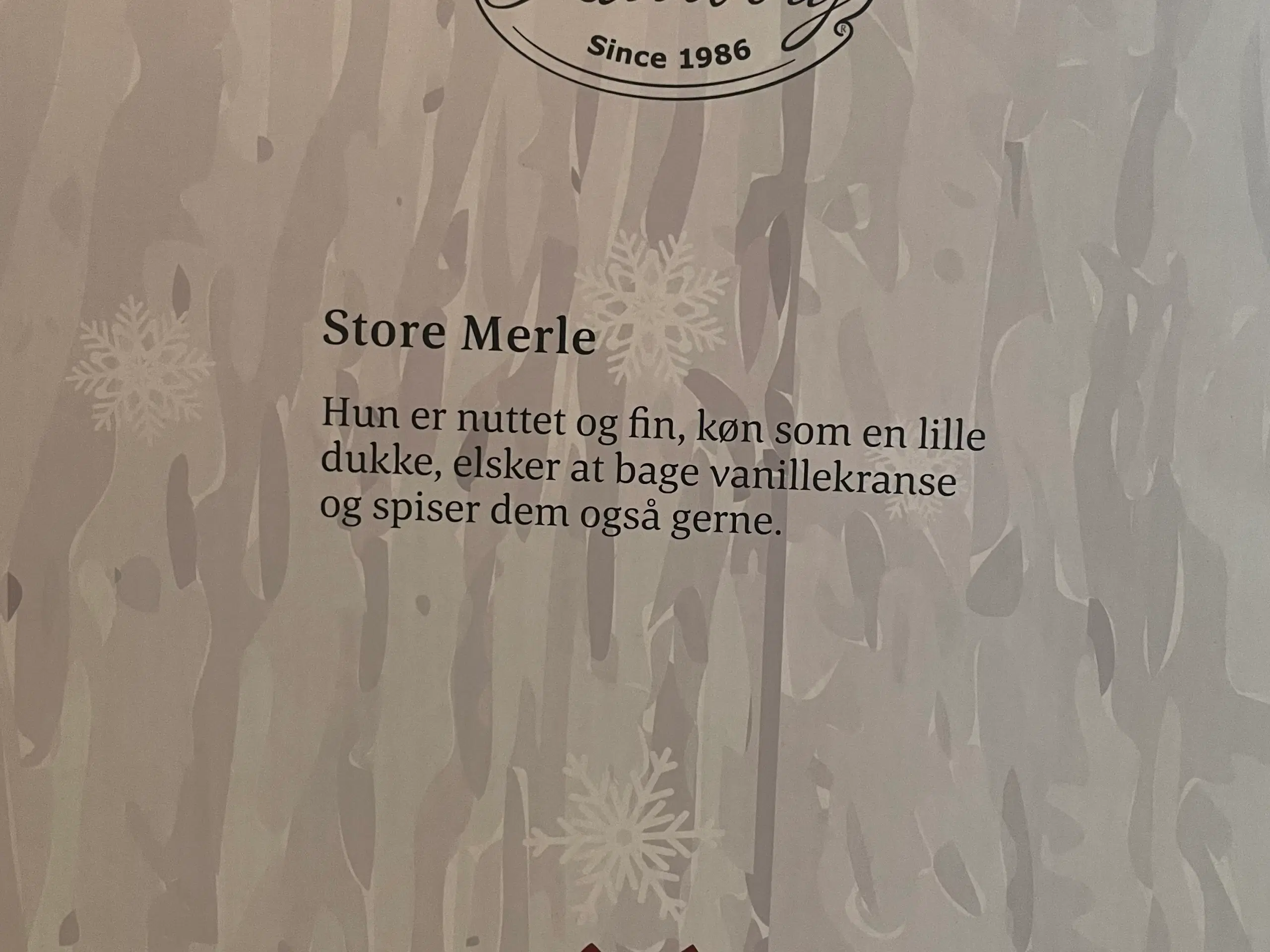 Klarborg store Merle  Morten