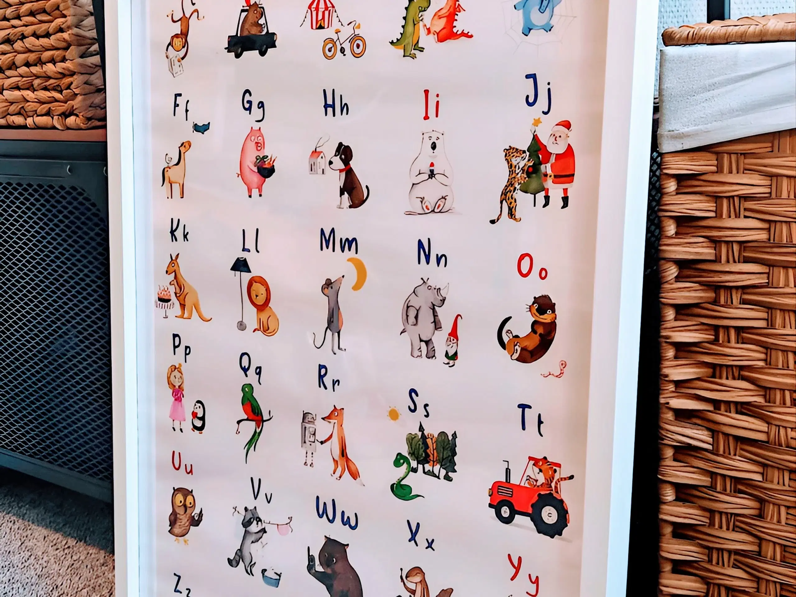 Børne ABC-plakat | 200 kr. (flyttesalg)