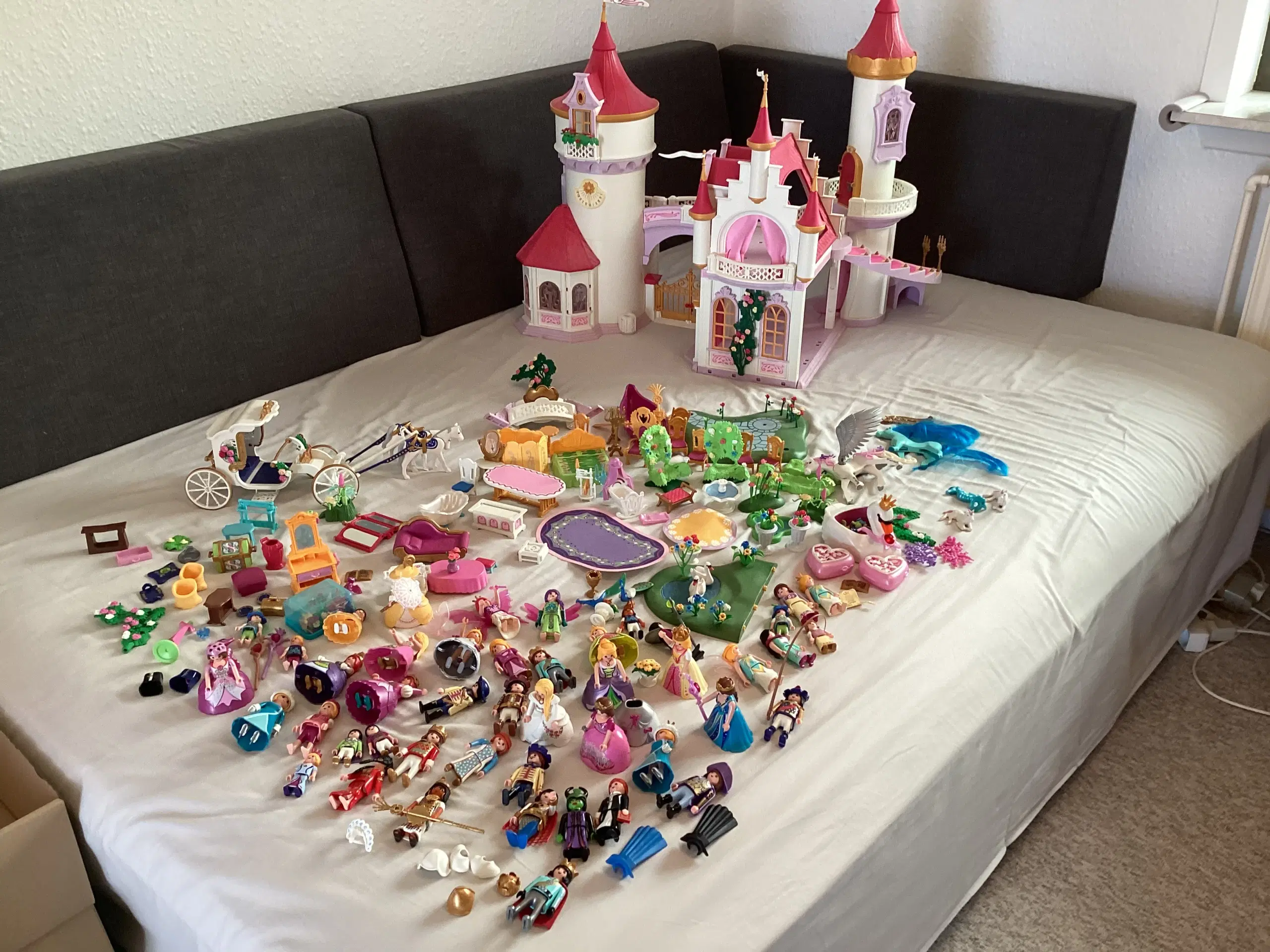 Playmobil prinsesseslot med meget tilbehør