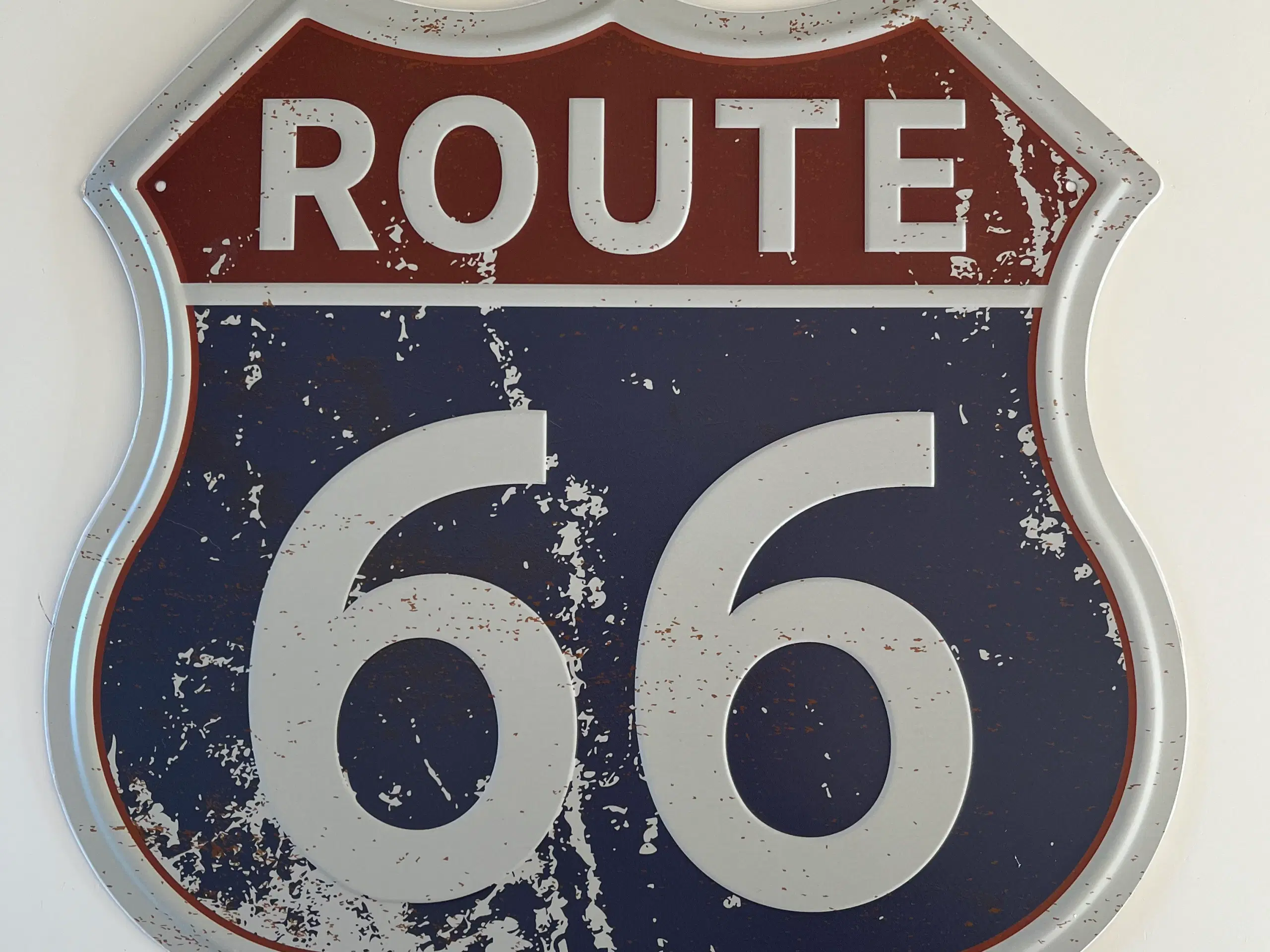 Metalskilt Route 66