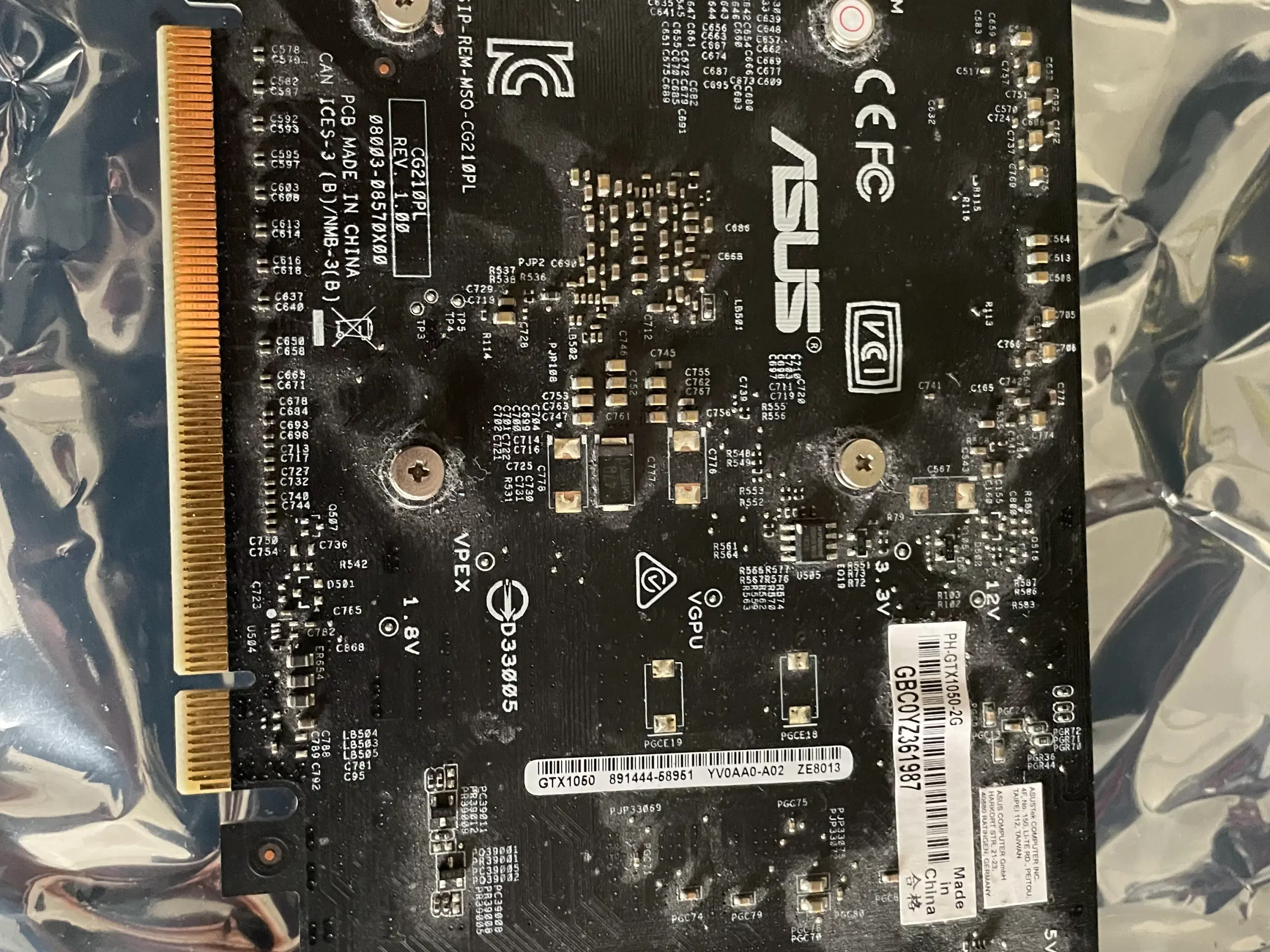 ASUS Geforce GTX1050