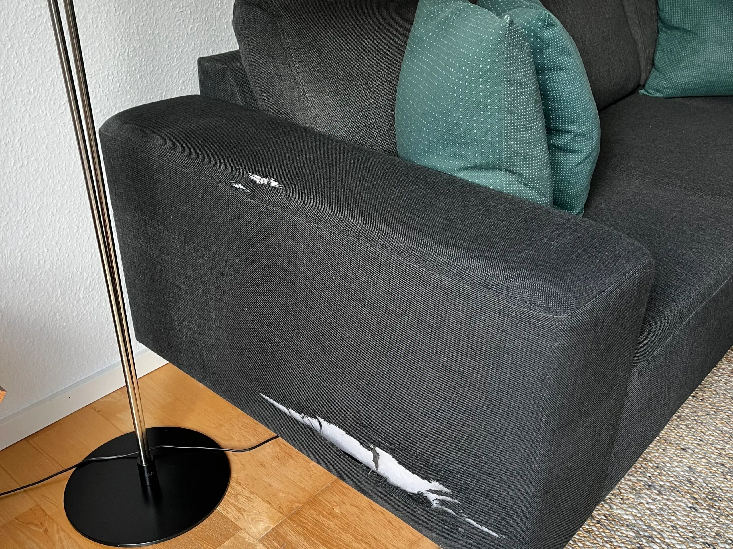 Sofa med chaiselong