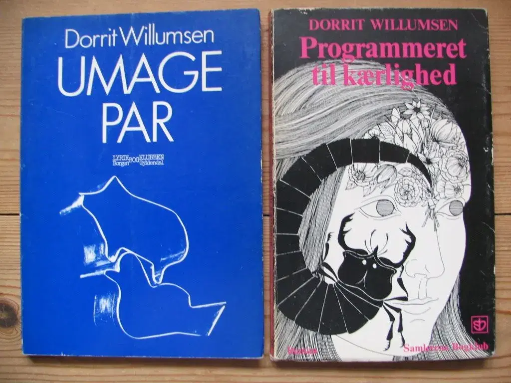 Dorrit Willumsen 2 digtsamlinger