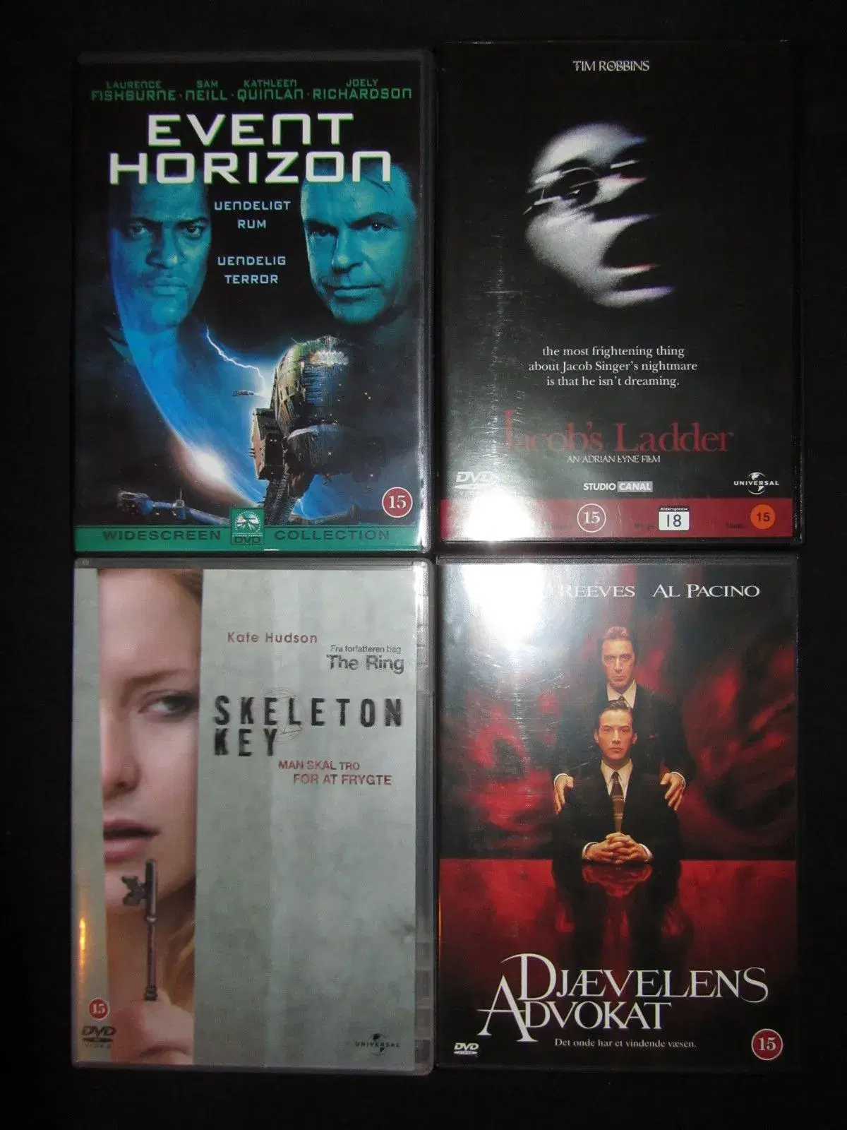 Blandet DVD Action/Horror/Drama/stand-up