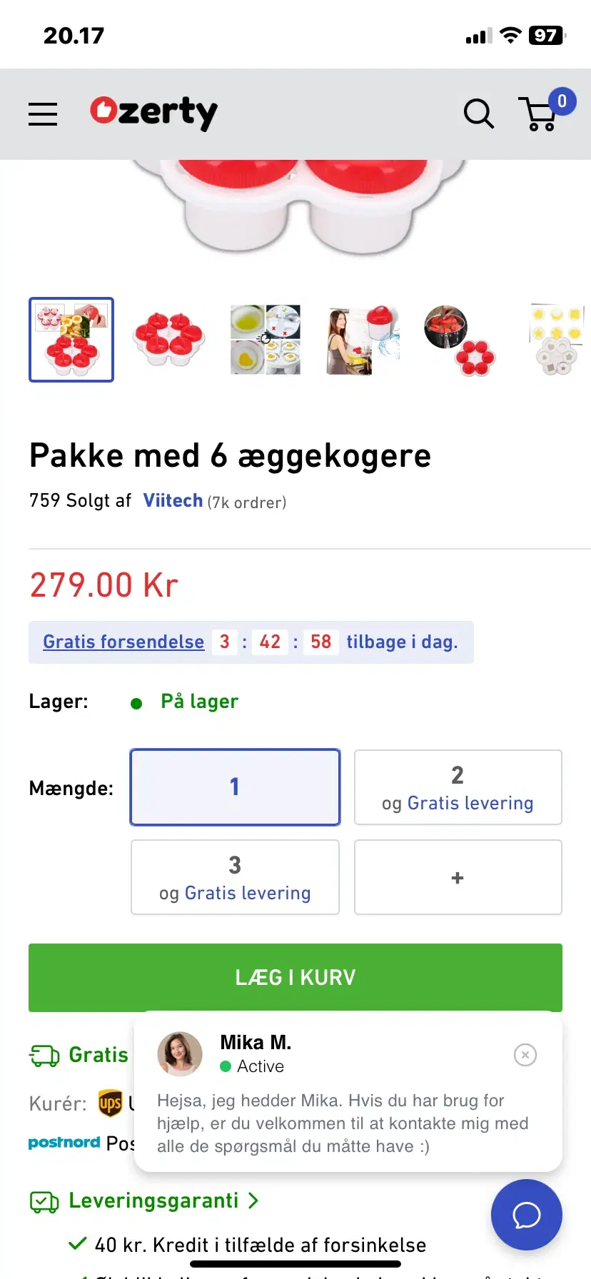 Æggekoger sæt til Vagtel æg feks