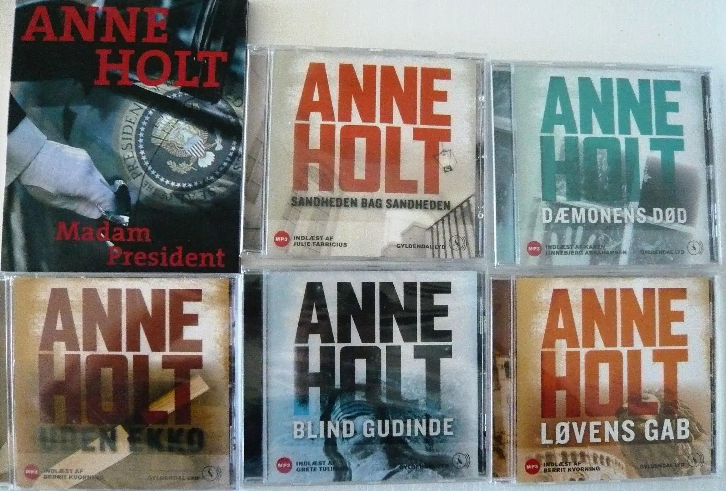 MP3 lydbøger af Anne Holt