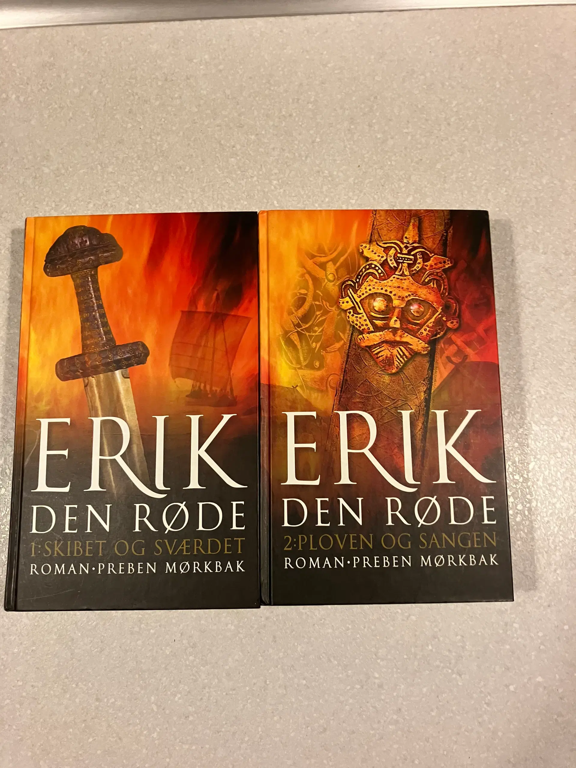 2 flotte bøger om Erik Den Røde i hardback