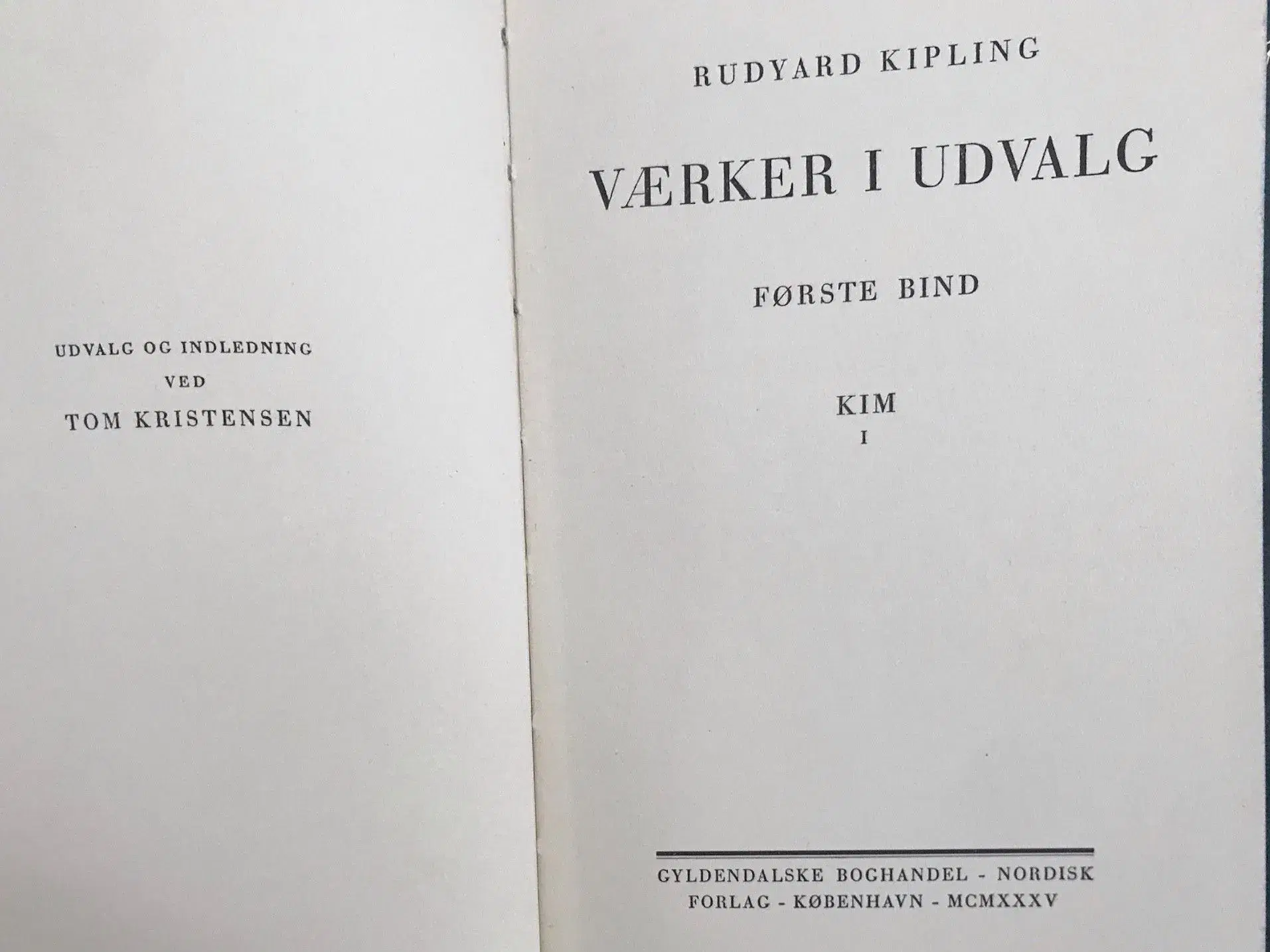 Bogsamling - Rudyard Kipling