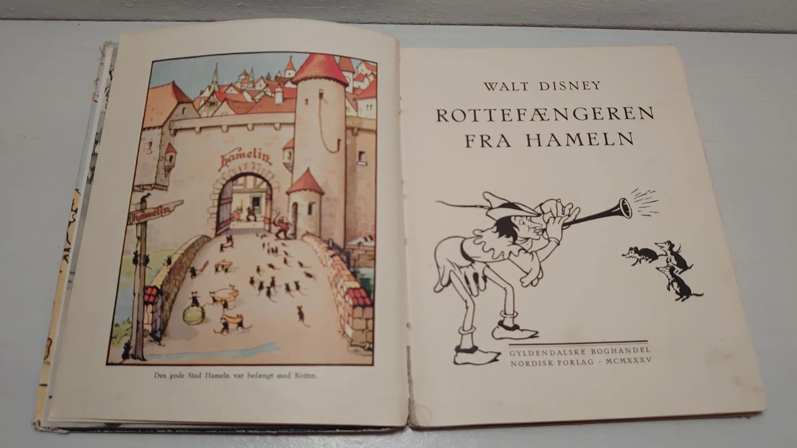 WDisney:Rottefængeren fra Hameln Gyldendal 1935