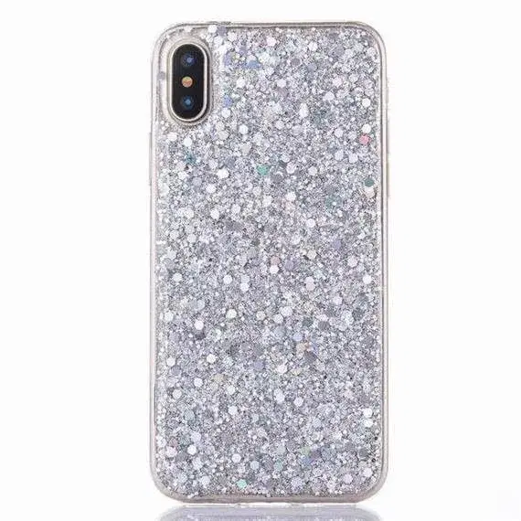 Glimmer silikone cover til iPhone X XS