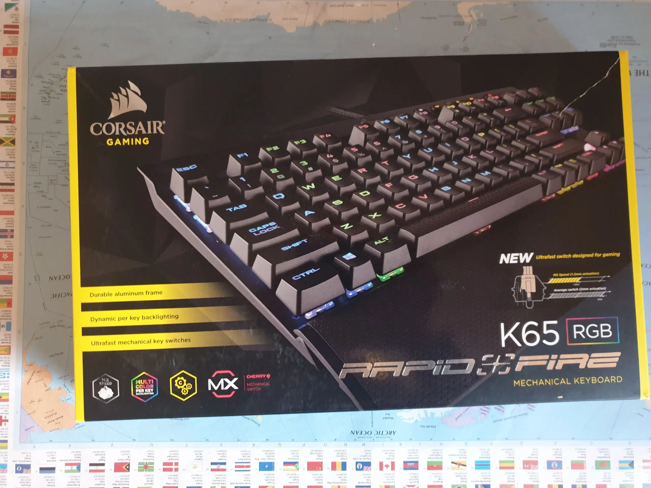 Corsair k65 rapidfire gamingtastatur