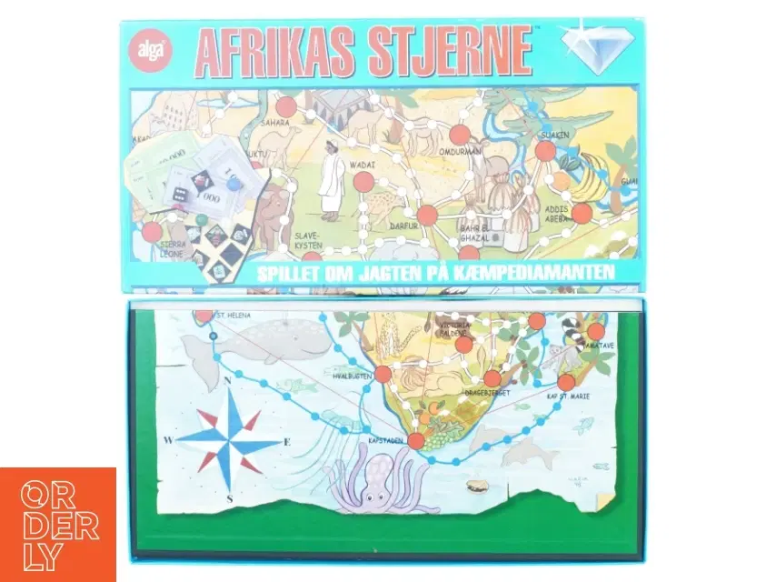 Afrikas stjerne fra Alga (str 43 xn 22 cm)