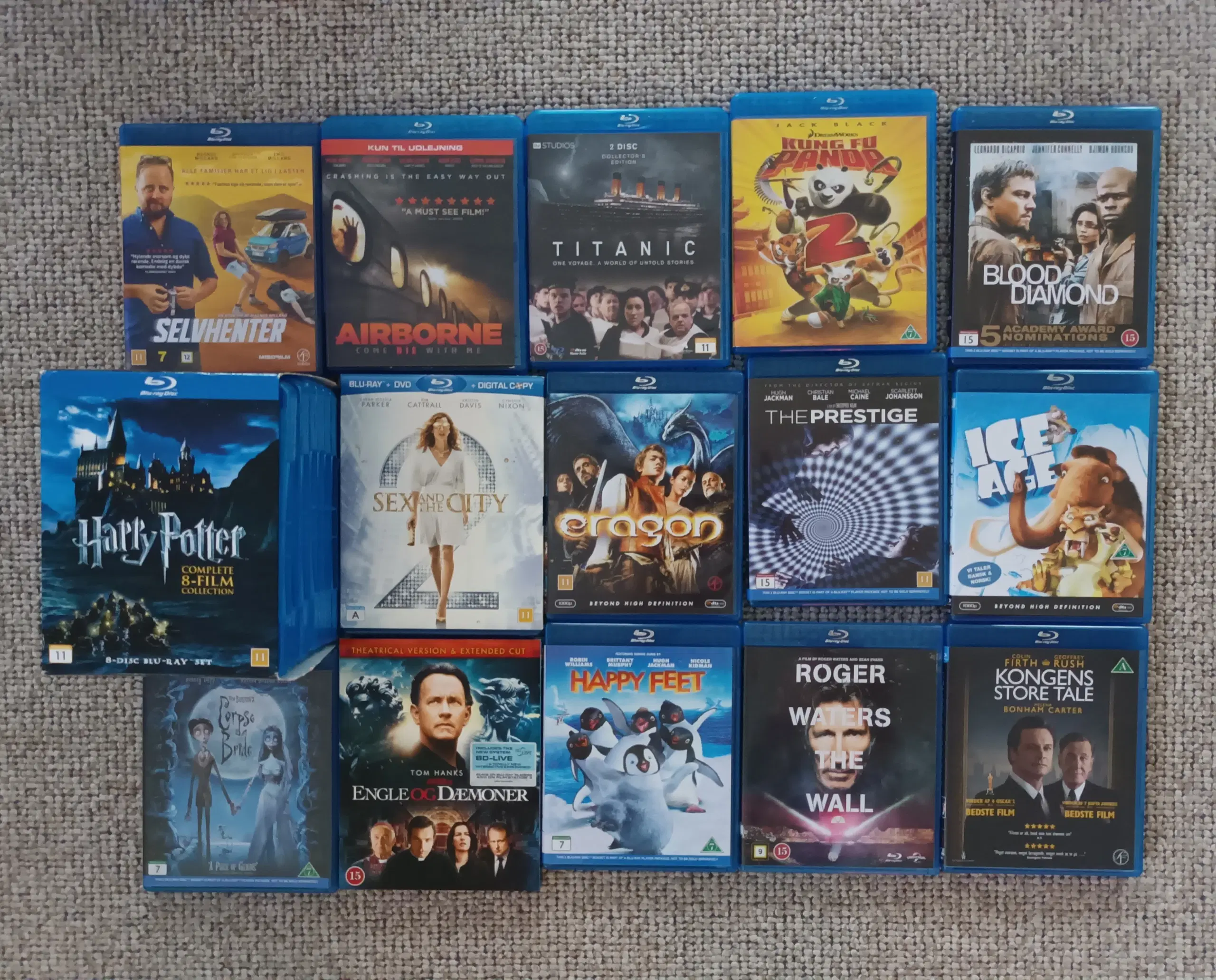 15 Diverse Blu-Ray