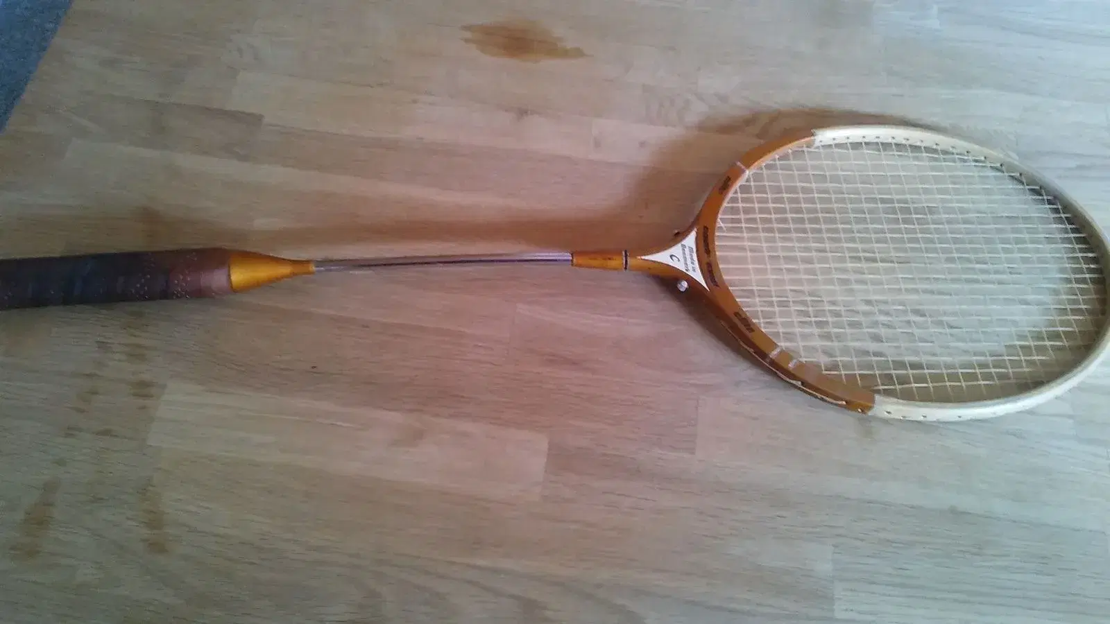 Retro badmintonketcher i god stand