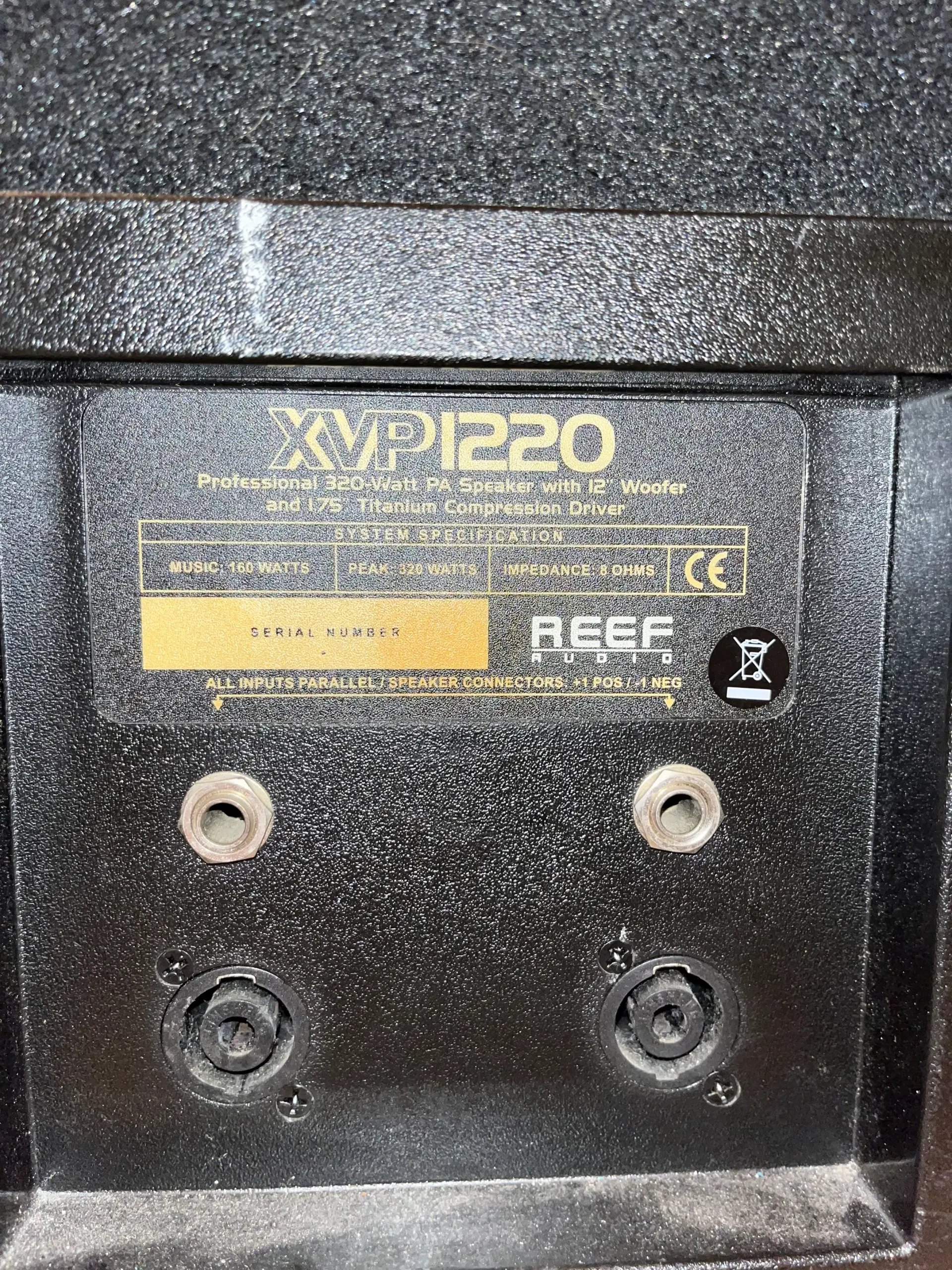 Xvp1220 monitor reef