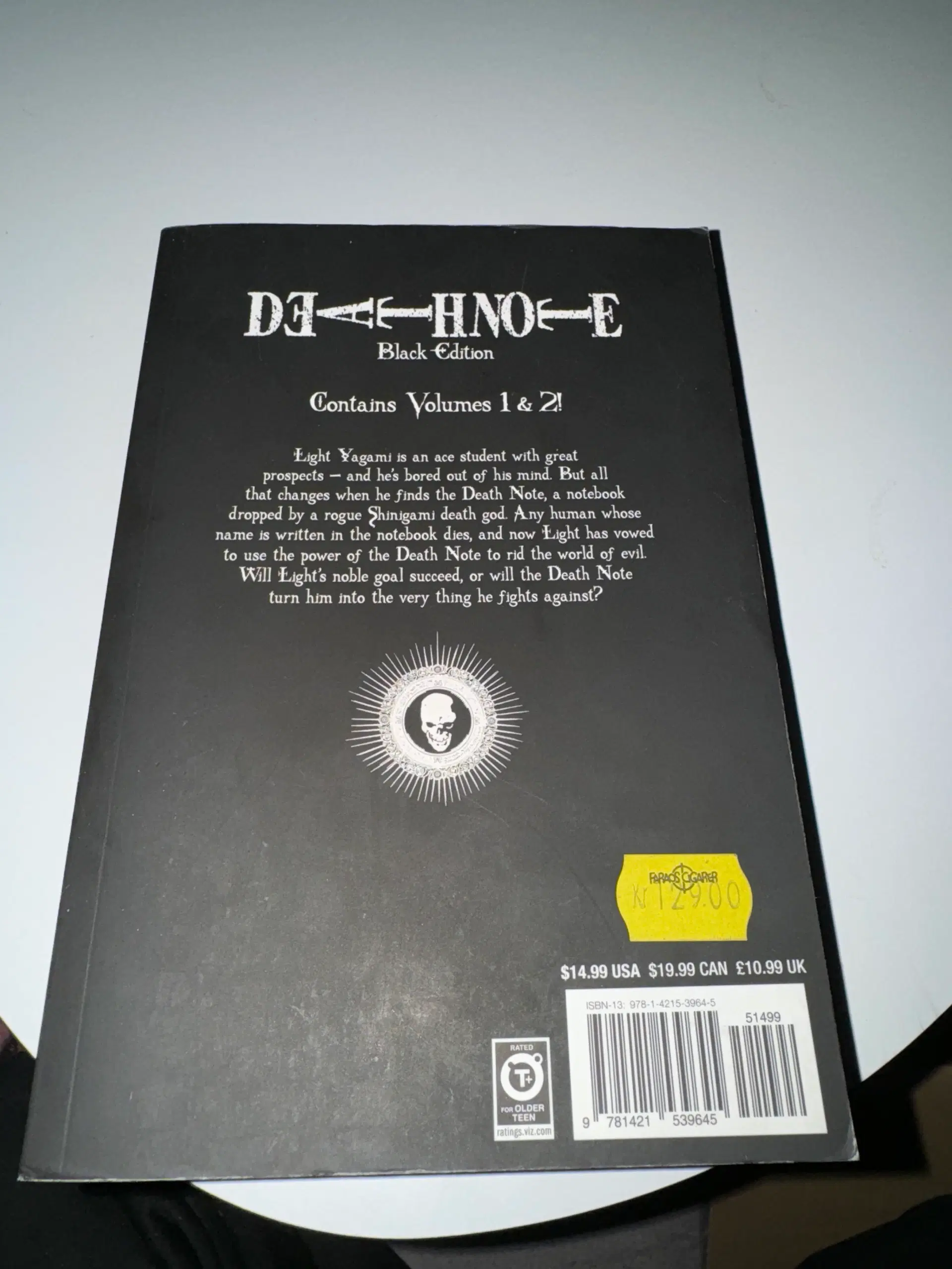 Manga death note black edition 1-6