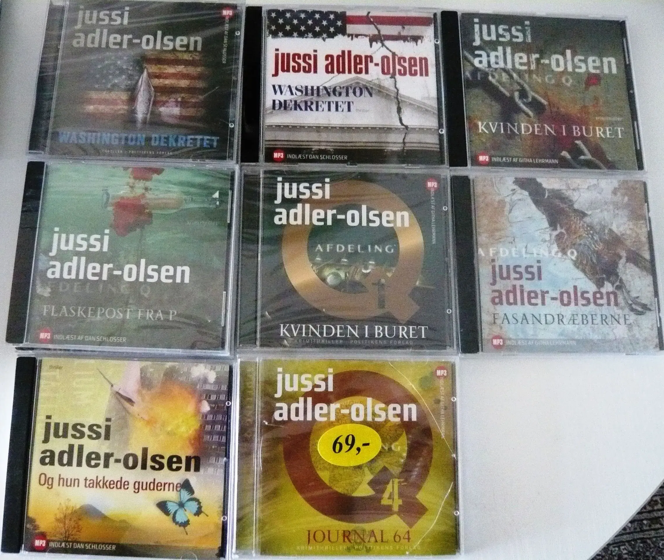 Jussi Adler-Olsen - MP3 lydbøger