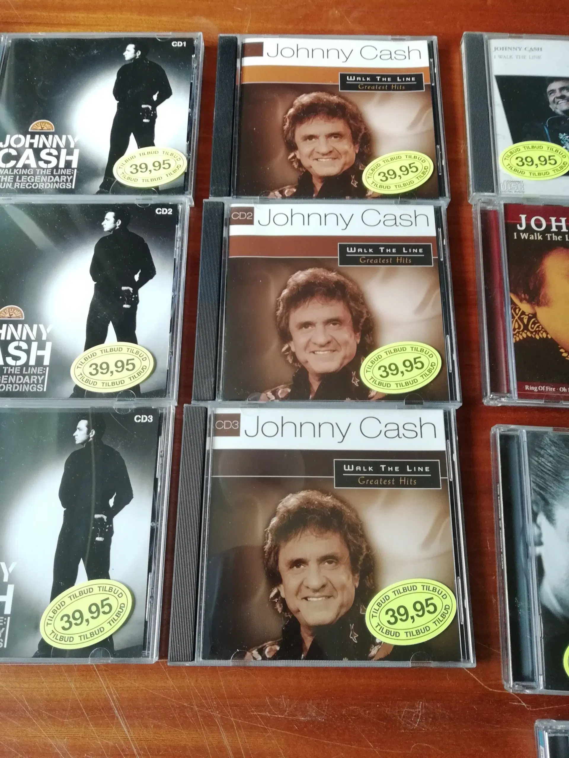 Kæmpe samling 29 stk CD Johnny Cash Gaveide?