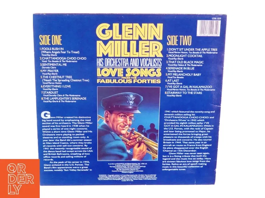 "Love songs from the fabulous forties" af Glenn Miller