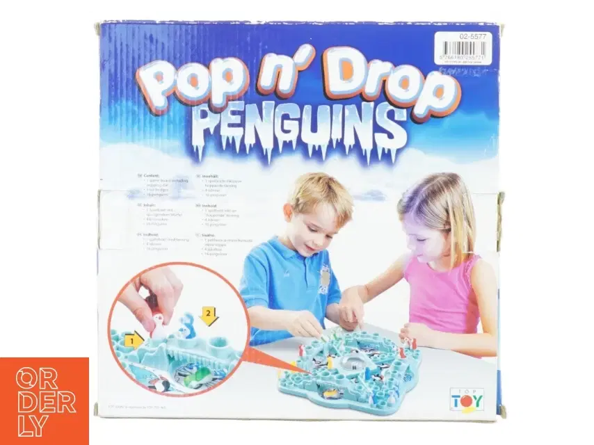 Pop and drop penguins fra Top Game (str 27 cm)