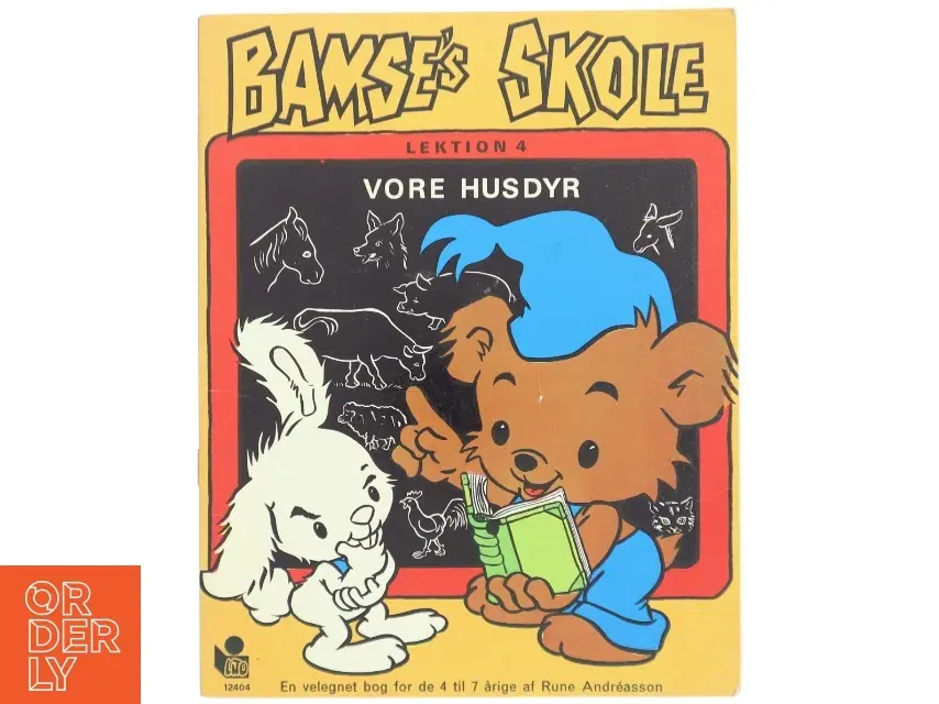 'Bamse's Skole Lektion 4 - Vore husdyr' (bog) fra Ikke angivet