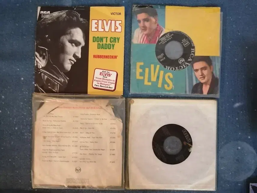 Elvis Presley 4 Store Elvis Singler