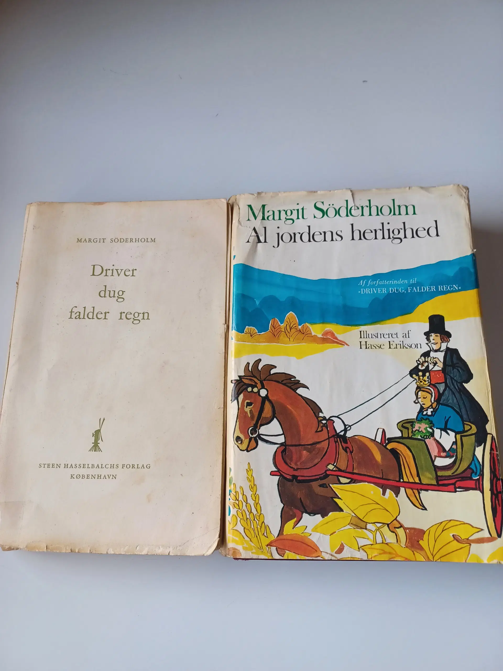 "Driver dug falder regn" og "Al jordens herlighed"