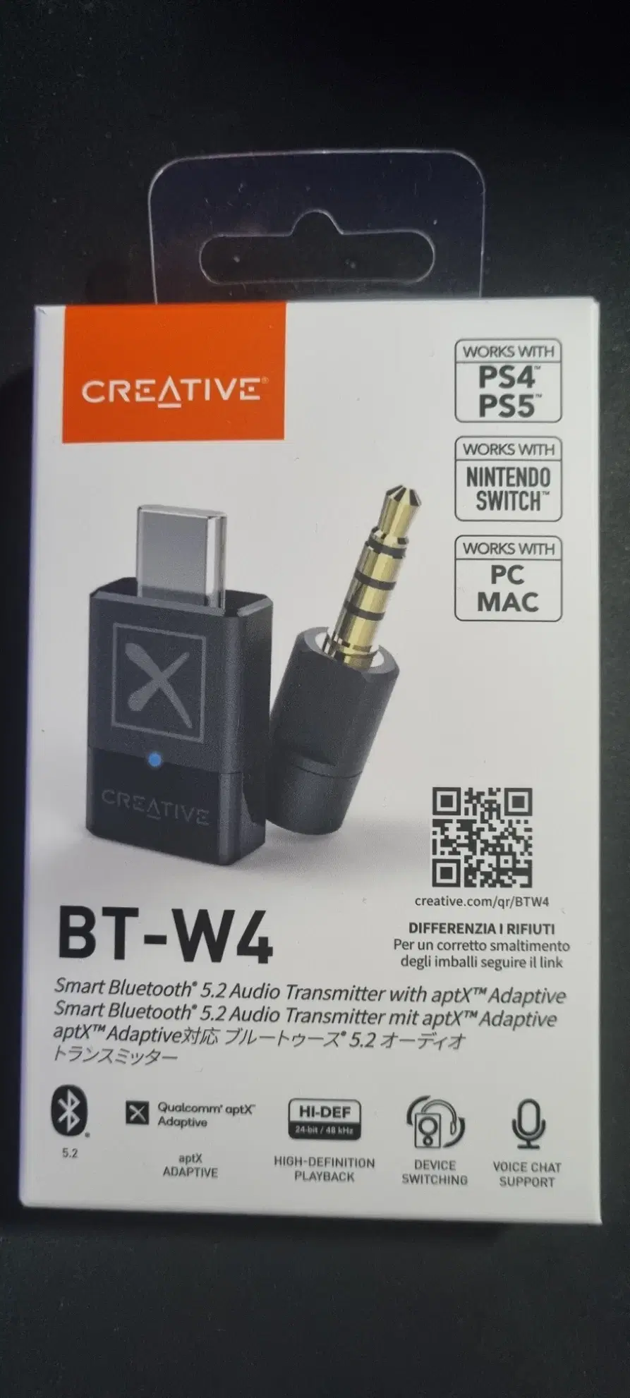 Creative BT-W4 Audio Transmitter