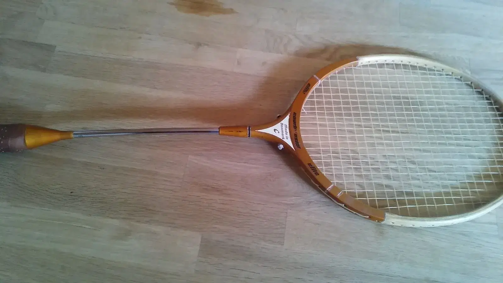 Retro badmintonketcher i god stand