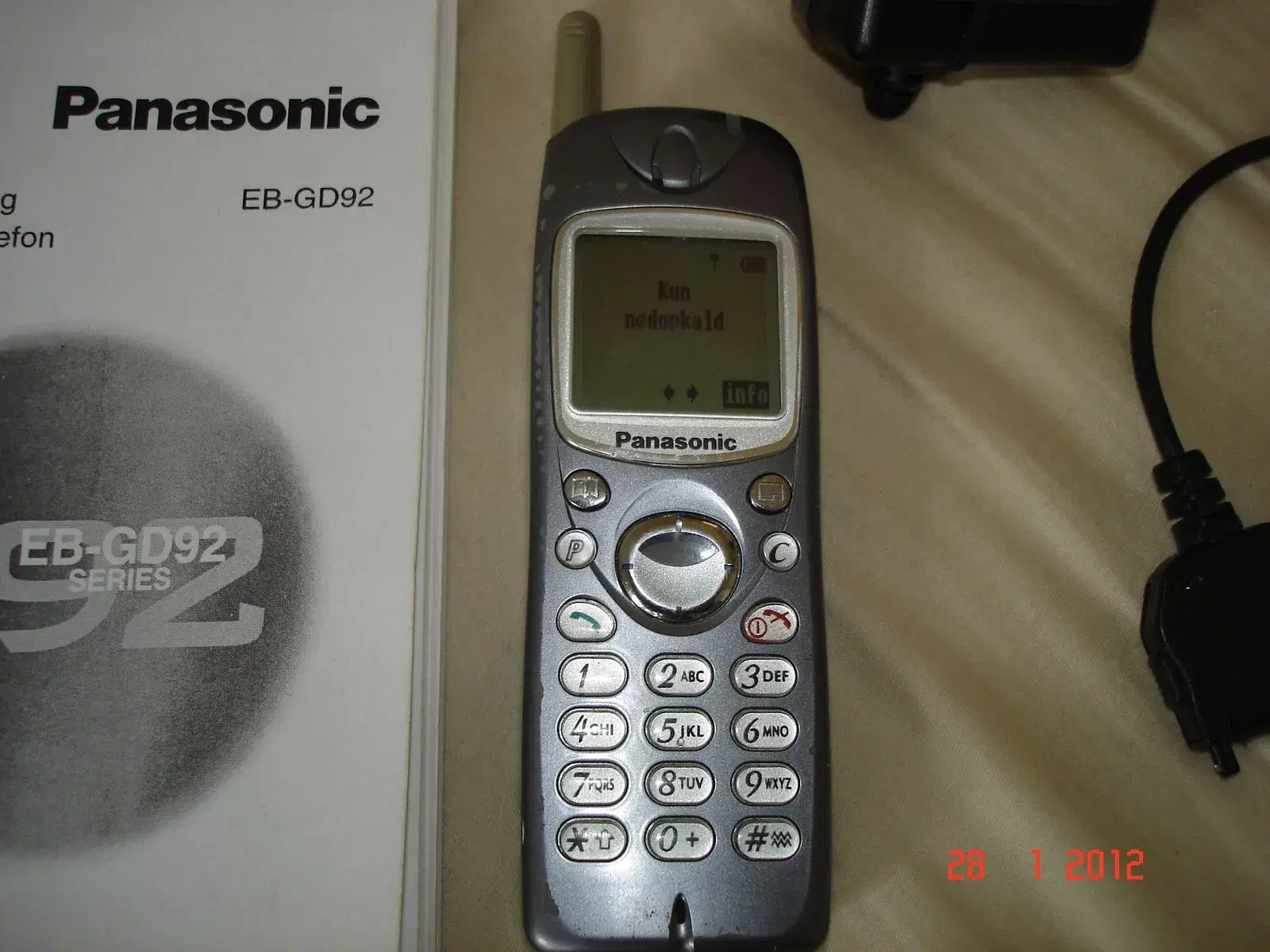 Panasonic EB-GD92 100% iorden