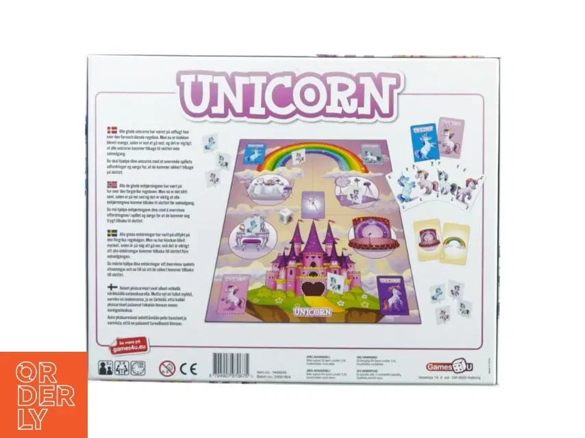 Unicorn spil fra Games For You (str 28 x 22 x 4 cm)