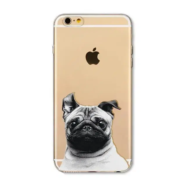 Mops silikone cover til iPhone 6 6s SE 2020 7 8 7+