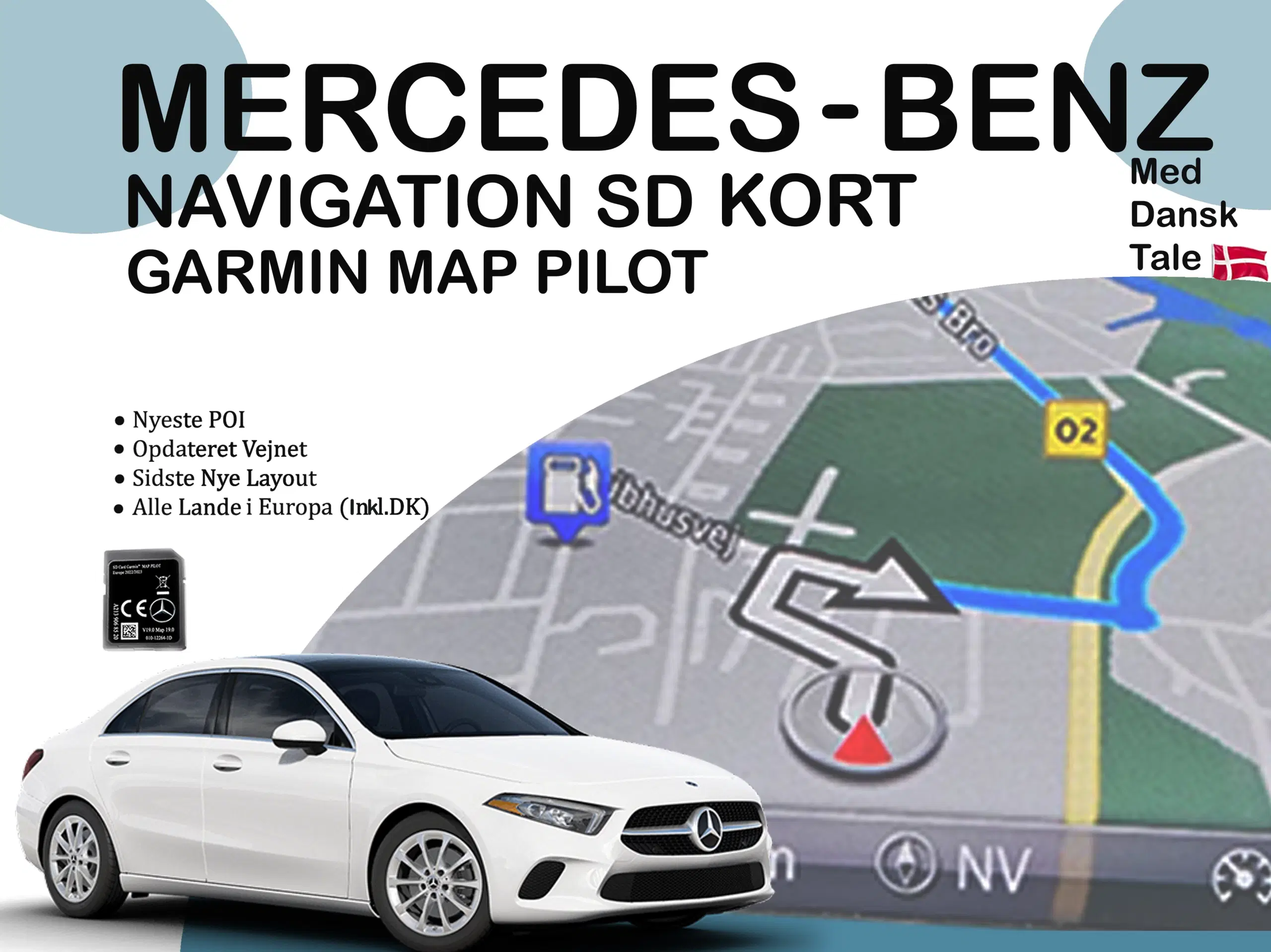 Creek Frank Worthley Fruity Mercedes Garmin Map Pilot 2023 SD kort | Odense C - GulogGratis.dk